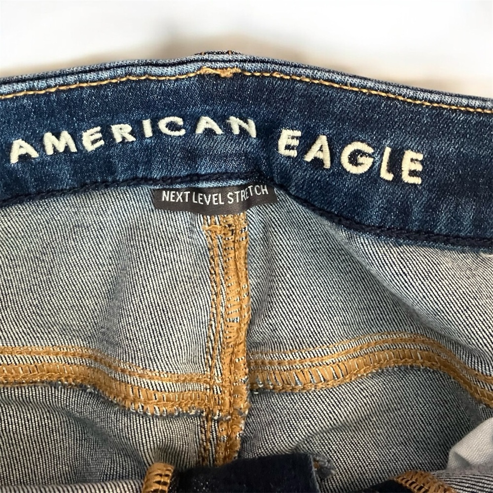 American Eagle Outfitters Women's Curvy Hi-Rise Jegging Size 6 Long Stretch - Picture 6 of 10